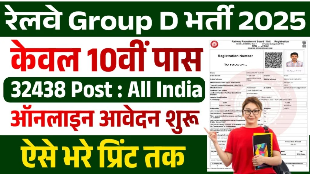 RRB Railway Group D Recruitment 2025 RRB Railway Group D Recruitment 2025