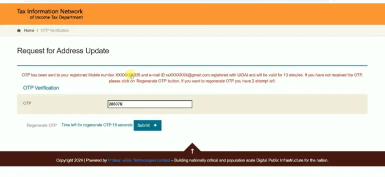 Pan Card Free Mobile No Update – पैन कार्ड में फ्री में मोबाइल नंबर और Email ID चेंज करे? 3 Screenshot 2025 02 03 123206 min 768x354 1
